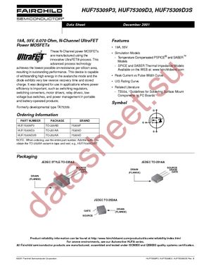 HUF75309T3ST datasheet  